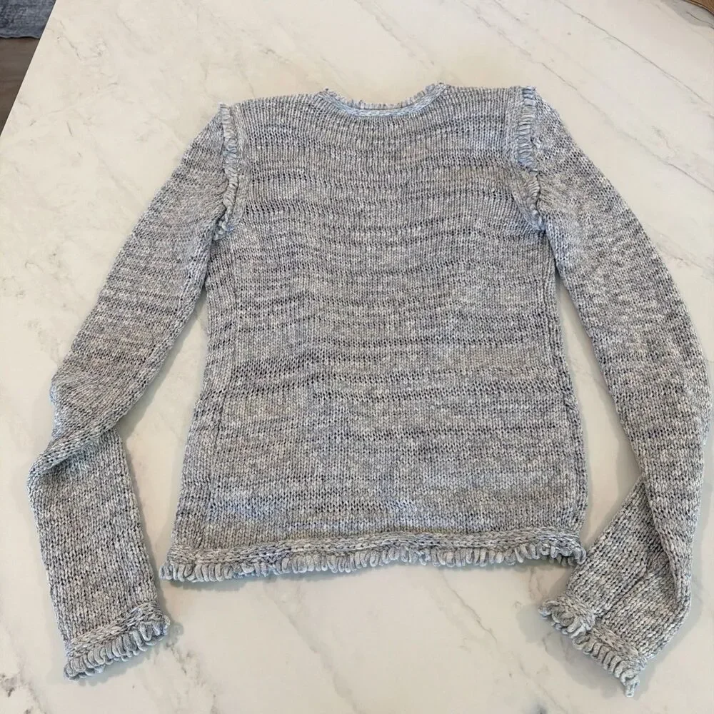 Intermix Kaia Knit Open Front Cardigan 0 Old Money French Girl Country Club Prep